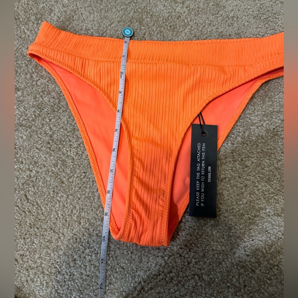 NWT Triangl Bikini Bottom Orange Size L - Picture 7 of 10